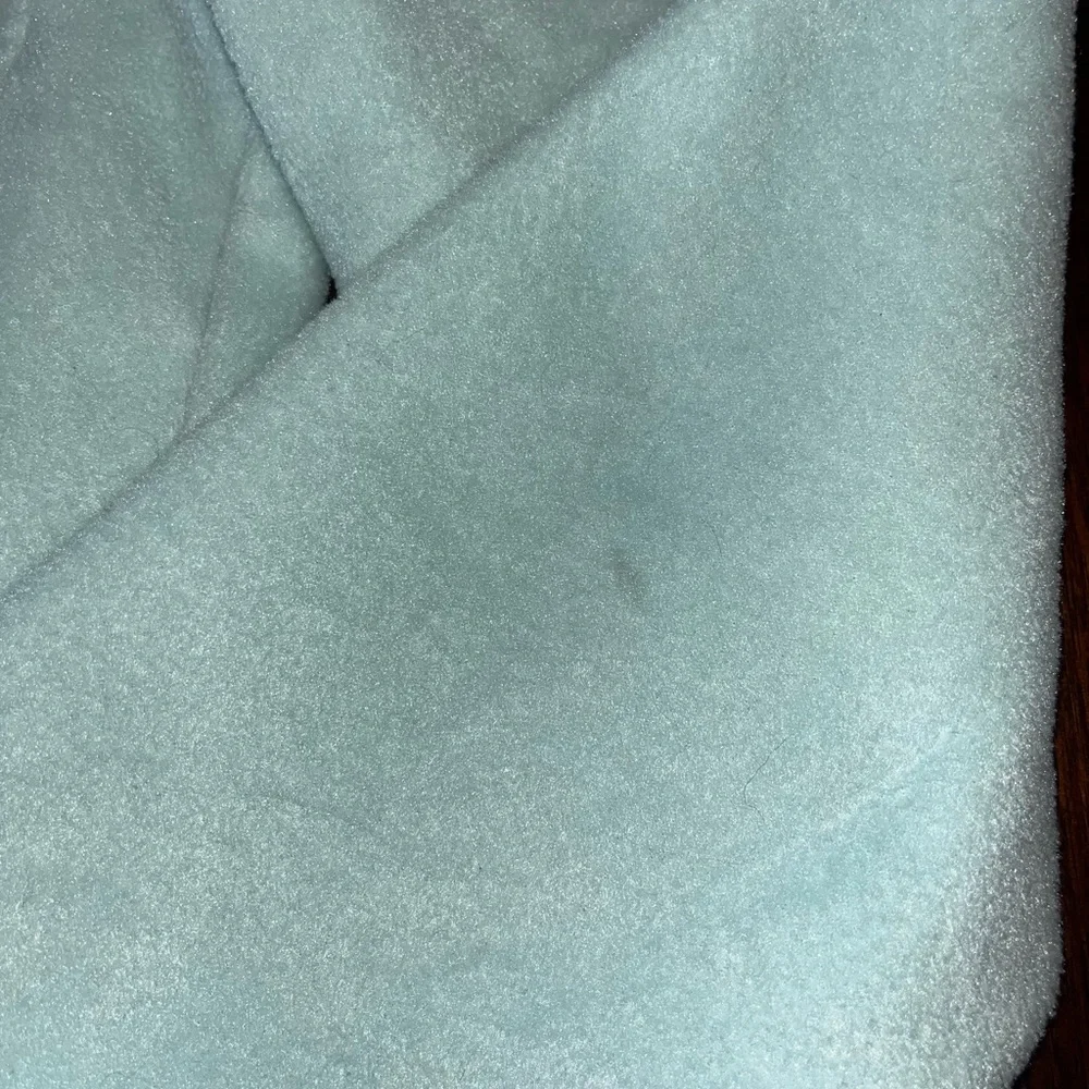 Columbia Benton Springs Full Zip Fleece Jacket Women’s XS Mint Blue Small Spot - Picture 8 of 12